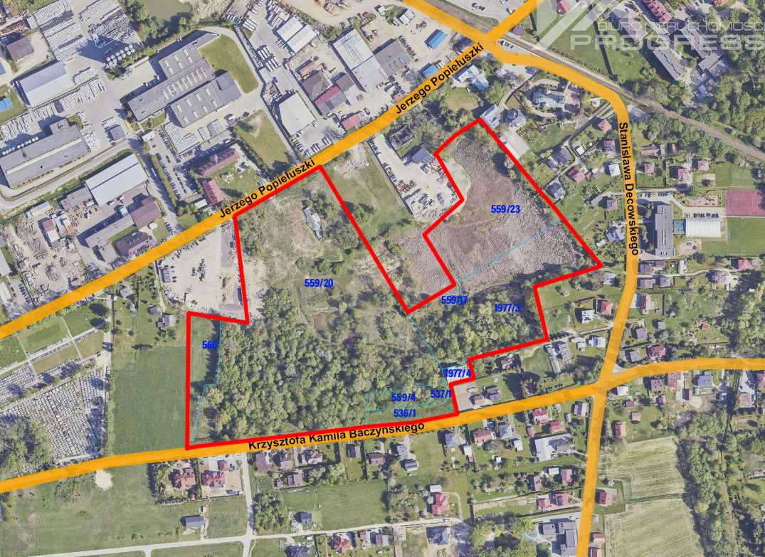 Kompleks terenów inwestycyjnych 8,2ha – Krosno.