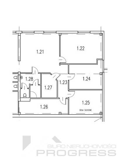 Lokal biurowy z zapleczem socjalnym i sanitarnym – 145,7m2- KROSNO /centrum/.