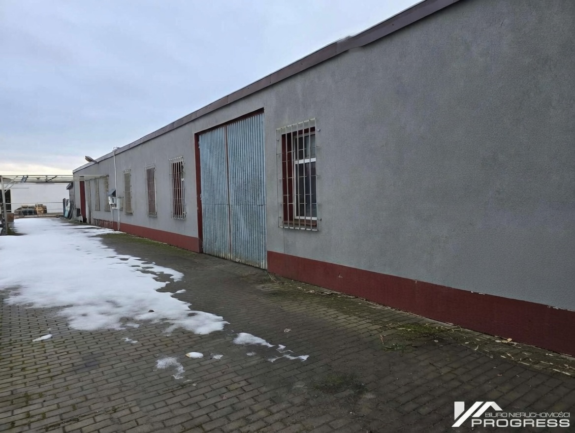 Budynek handlowo – biurowy 255m2, hala produkcyjno – magazynowa 476m2 do wynajęcia – KROSNO /ul. Składowa/