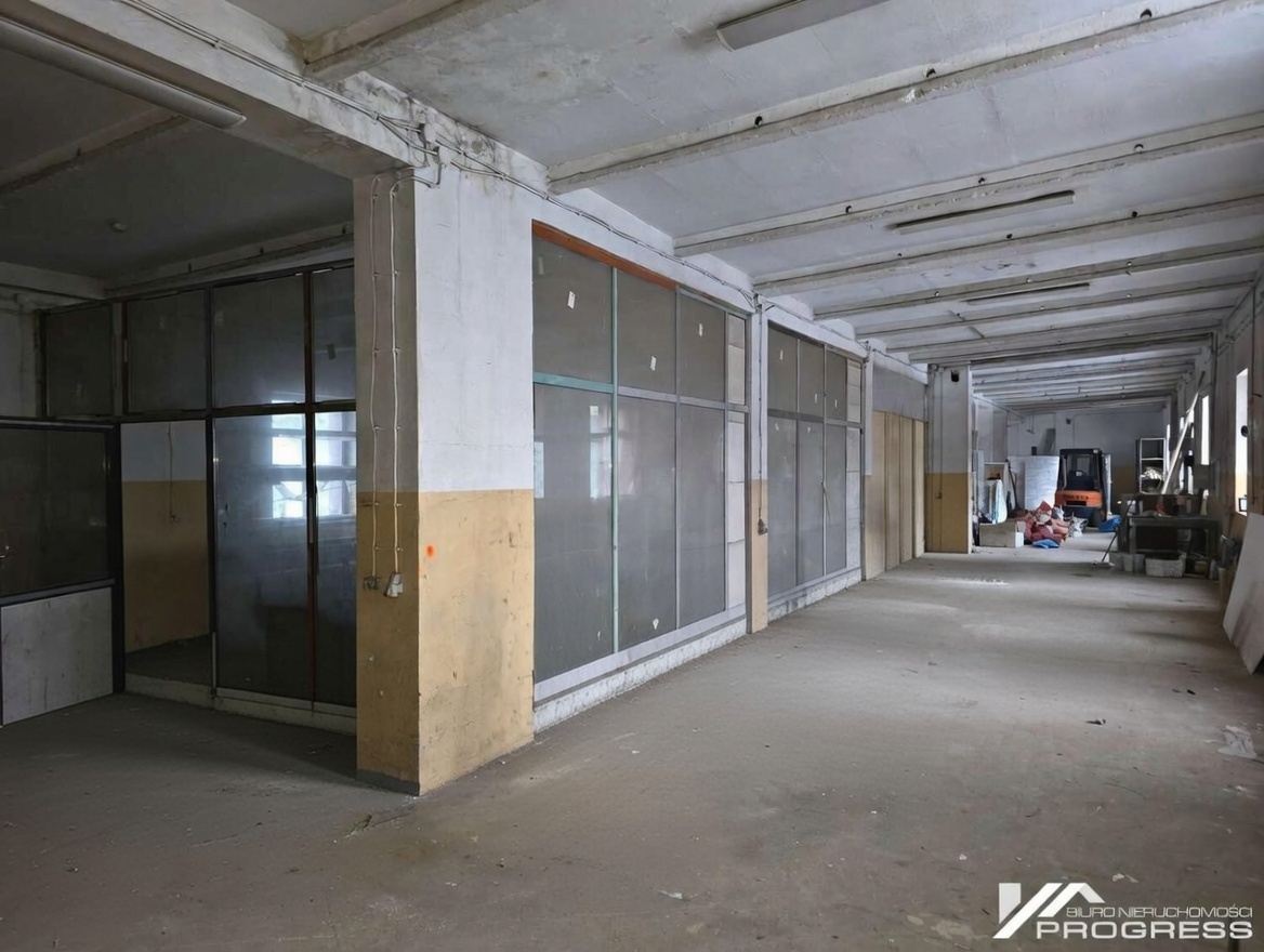Budynek handlowo – biurowy 255m2, hala produkcyjno – magazynowa 476m2 do wynajęcia – KROSNO /ul. Składowa/