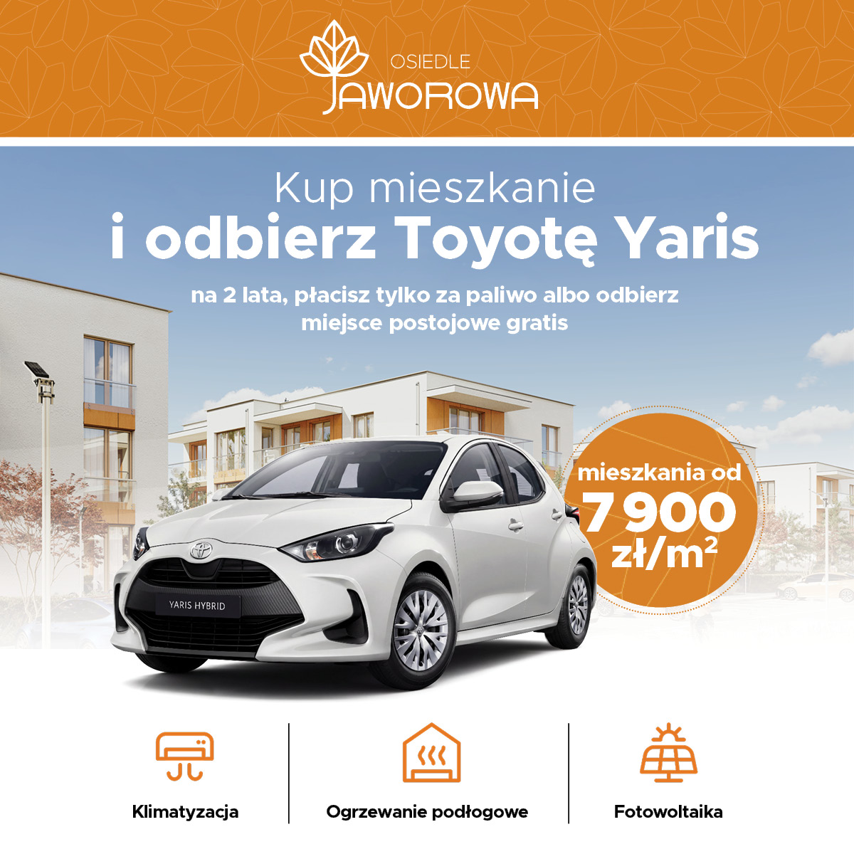 Nowoczesne 3-pokojowe mieszkanie z balkonem na I piętrze | Osiedle Jaworowa Krosno