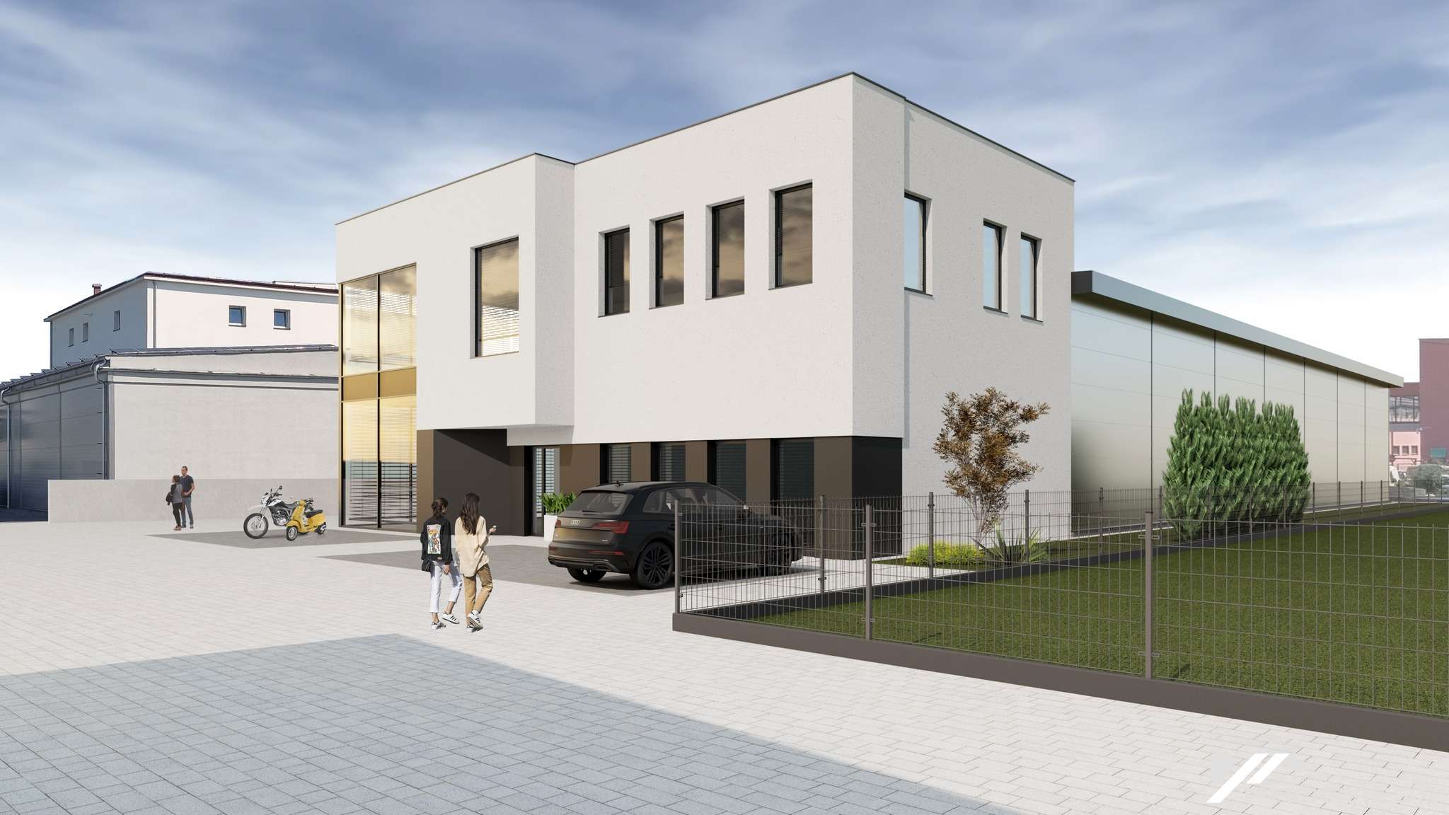 Hala usługowo-magazynowa 642m2, biura 350m2 do wynajęcia – KROSNO /centrum/.